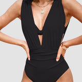 Luxe Shaping Fürdőruha Mély V-kivágással