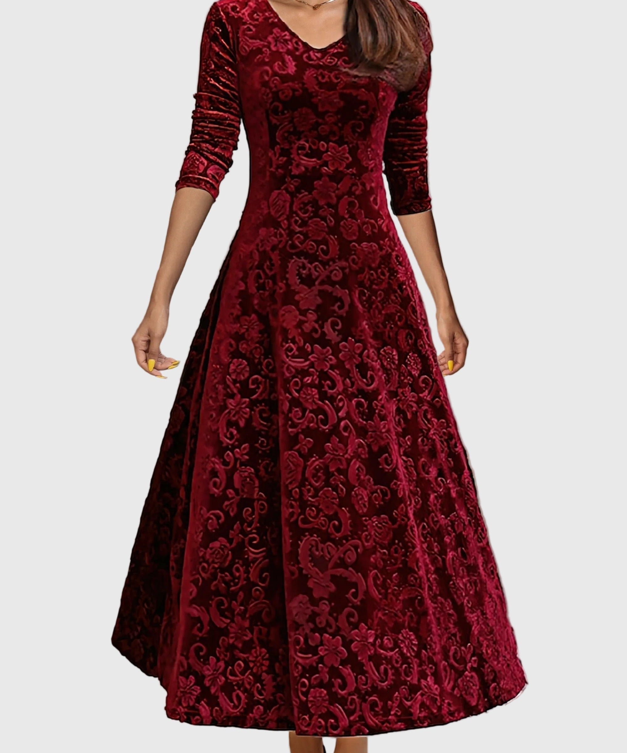 Nancy - Ünnepi Velúr Elegancia Ruha