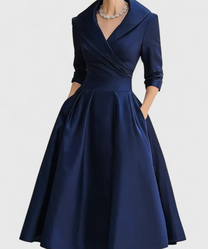 Zyrah™ | Elegáns midi ruha