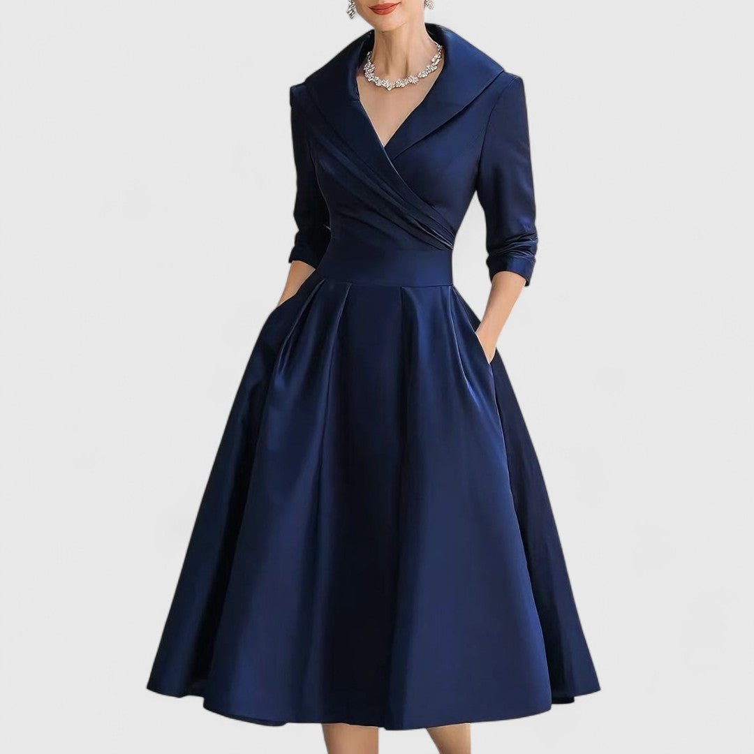Valerie - Elegáns Midi Ruha
