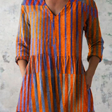 Nadia | V-Neck Long Blouse
