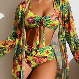 Glenda - Virágmintás bikini
