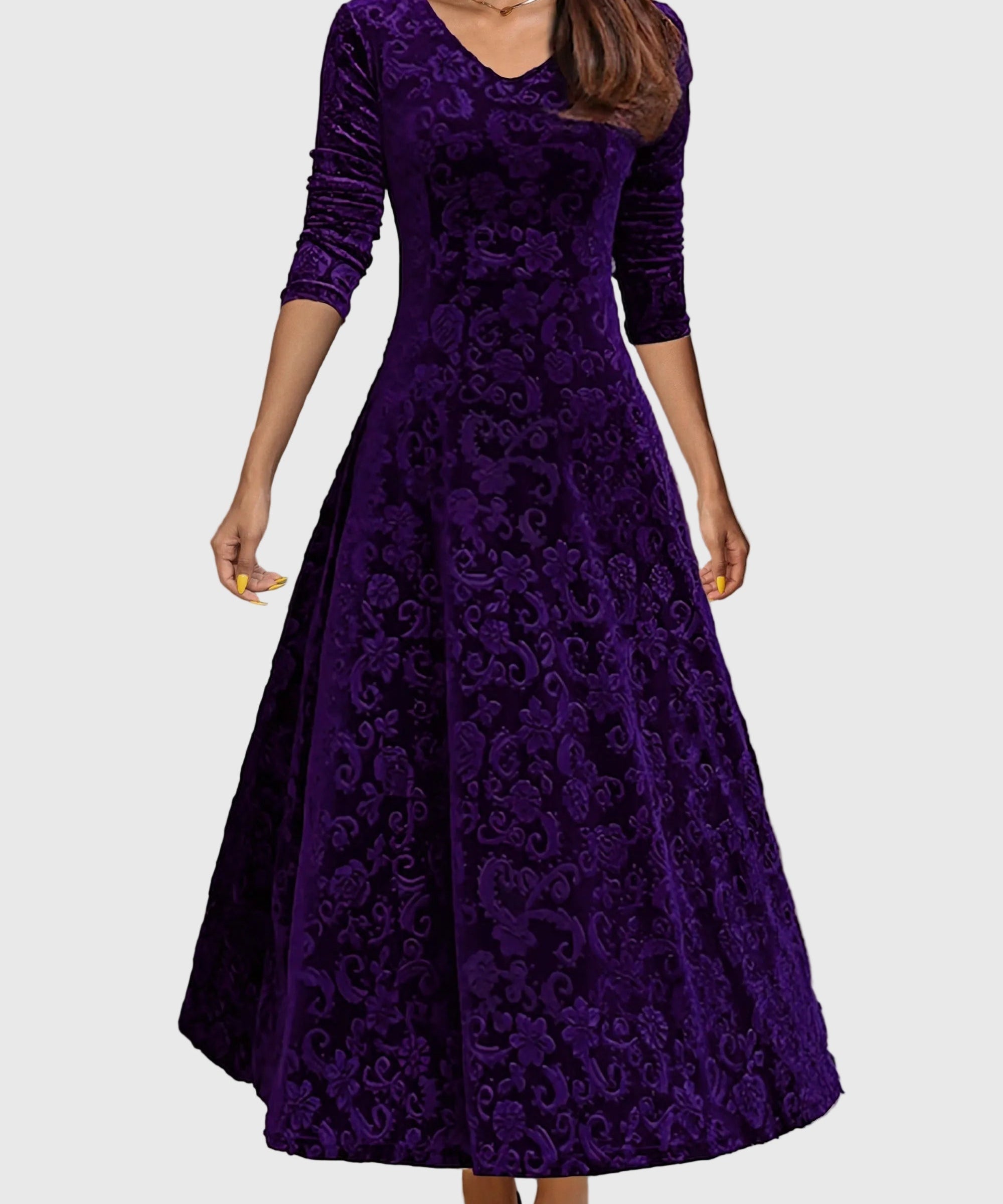 Nancy - Ünnepi Velúr Elegancia Ruha
