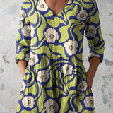 Elodie | V-Neck Long Blouse