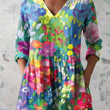 Maelle | V-Neck Long Blouse