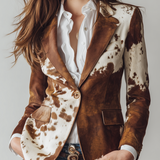 Agathe | Vintage, tehénmintás, környezetbarát blézer
