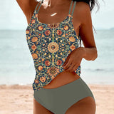 Laluna® | Nyári Tankini nyomattal