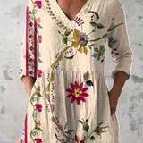 Clara | V-Neck Long Blouse