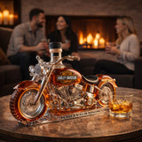 Harley-Davidson különkiadású whisky üveg