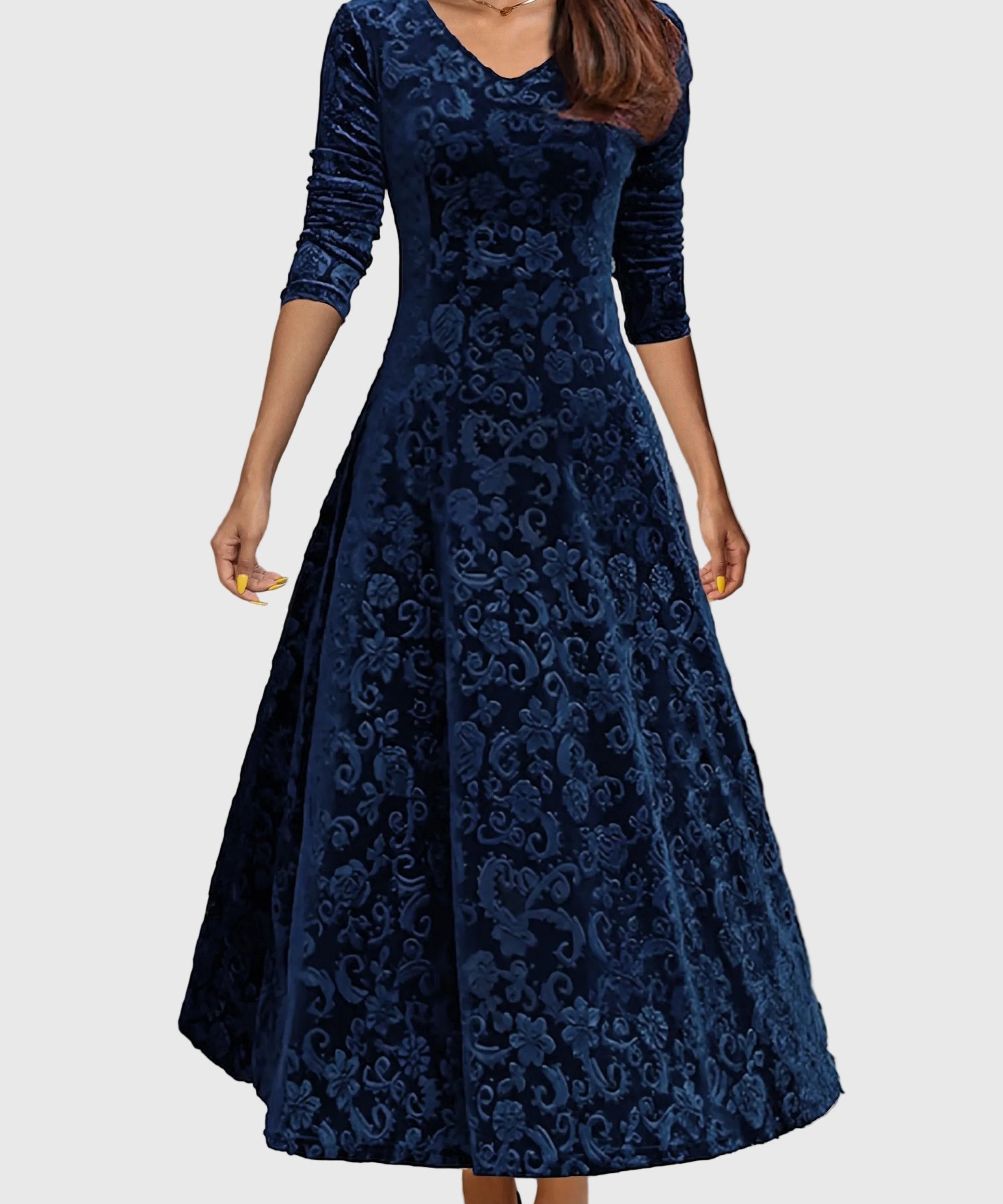 Nancy - Ünnepi Velúr Elegancia Ruha
