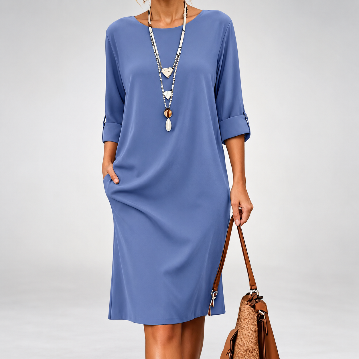 Charlotte™ | Effortless Comfort Midi Dress