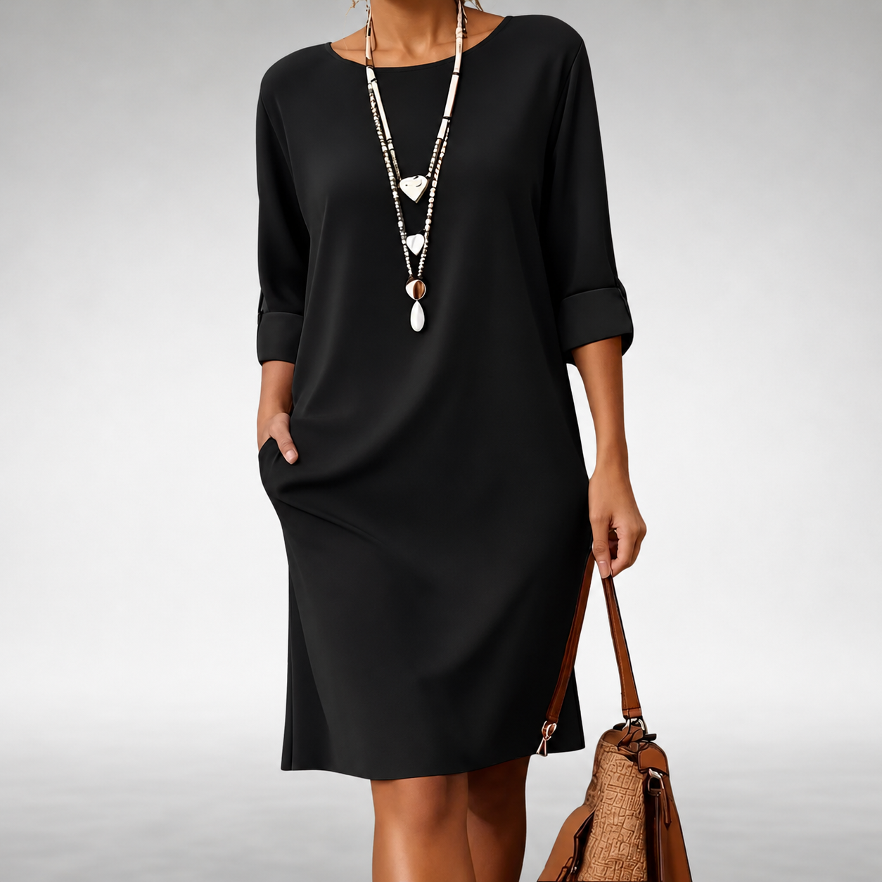Charlotte™ | Effortless Comfort Midi Dress
