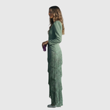 Gabriella - Elegáns Rojtos Maxi Ruha