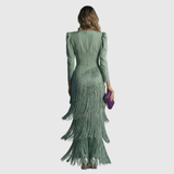 Gabriella - Elegáns Rojtos Maxi Ruha