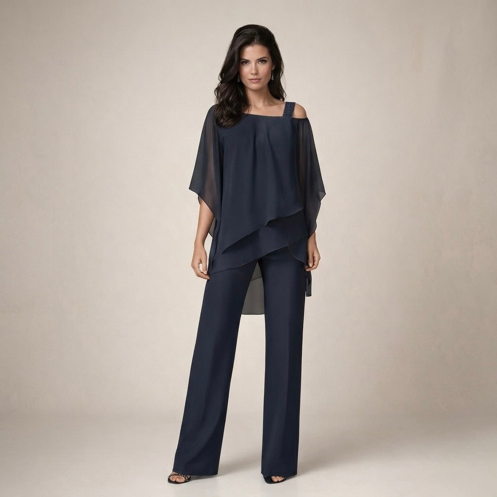 Clara | Elegáns Szett Lagenblúzzal