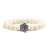 Pulseira de Pata com Contas – Design em Pedra Natural