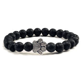 Pulseira de Pata com Contas – Design em Pedra Natural