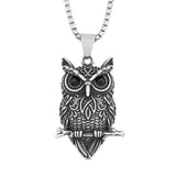 Vintage Bagoly Medálos Nyaklánc