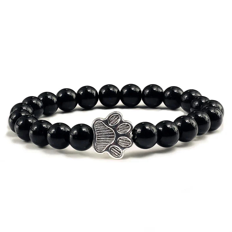 Pulseira de Pata com Contas – Design em Pedra Natural