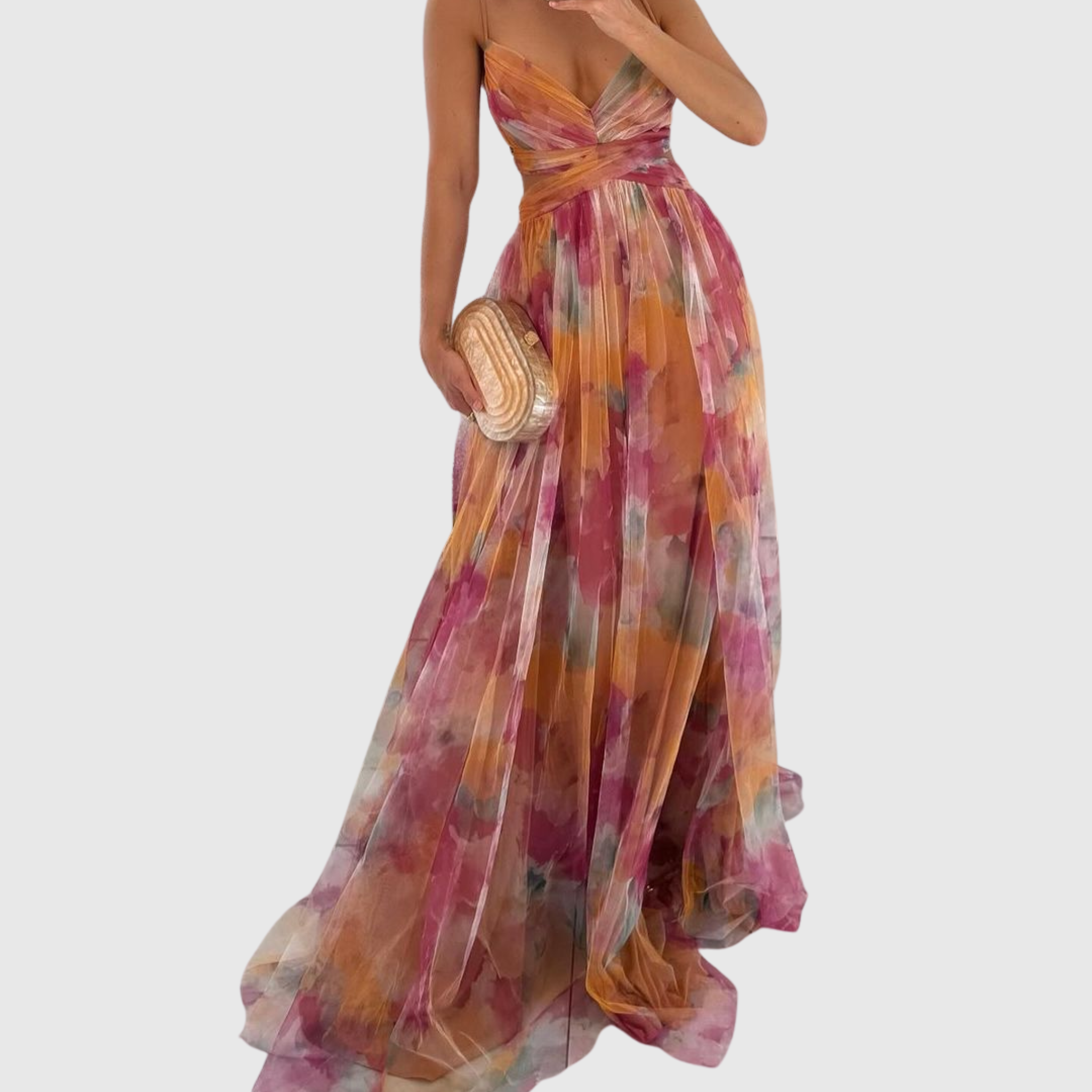 Monika - Elegáns Női Maxi Ruha