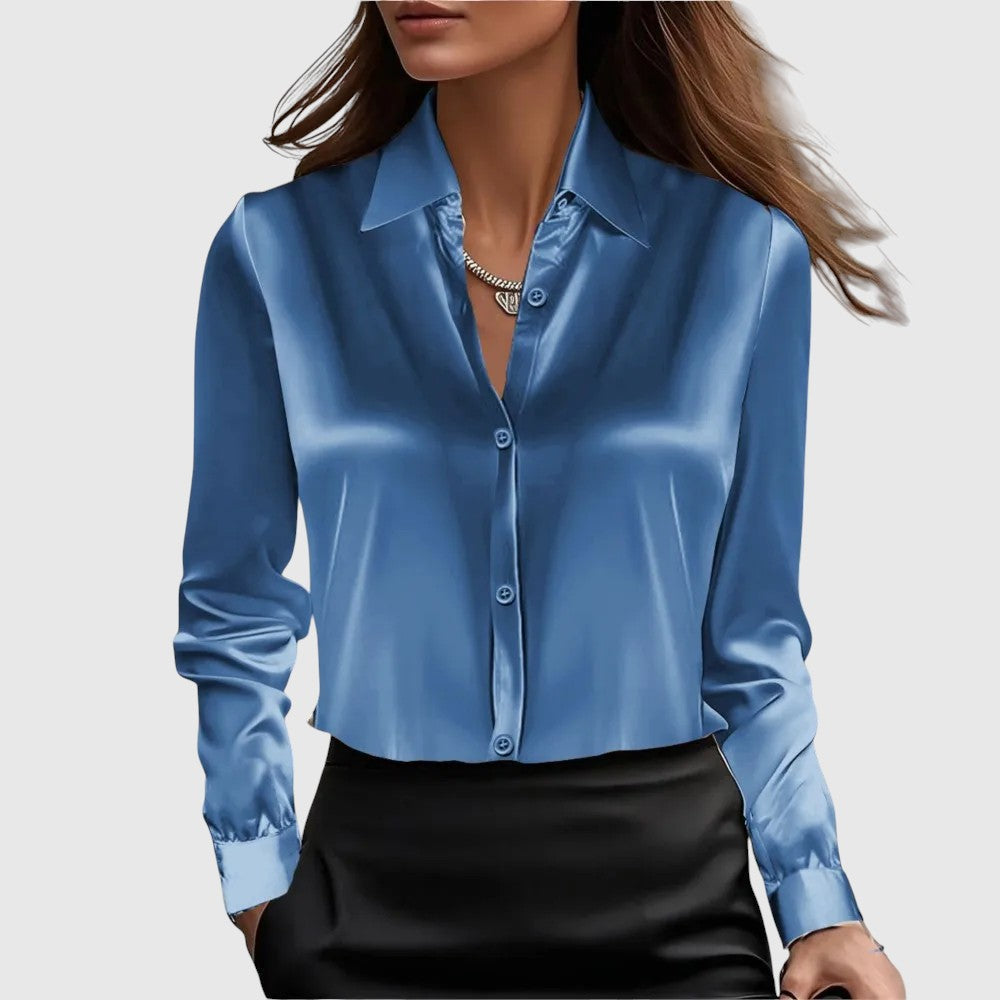 Lúcia – elegáns selyem ing