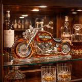 Harley-Davidson különkiadású whisky üveg