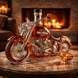 Harley-Davidson különkiadású whisky üveg