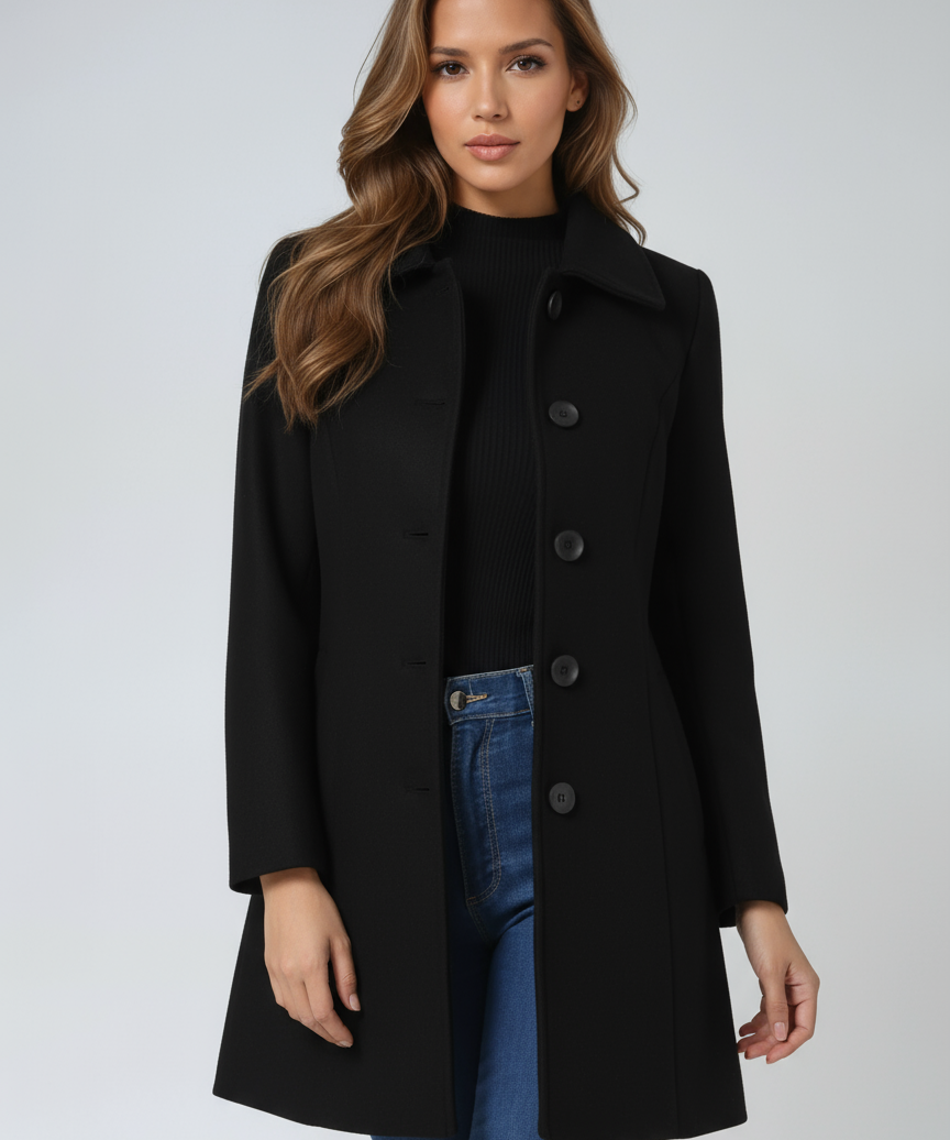 Josephine - Női Egysoros Téli Trench Kabát