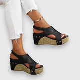 Mia – Vintage platform szandál