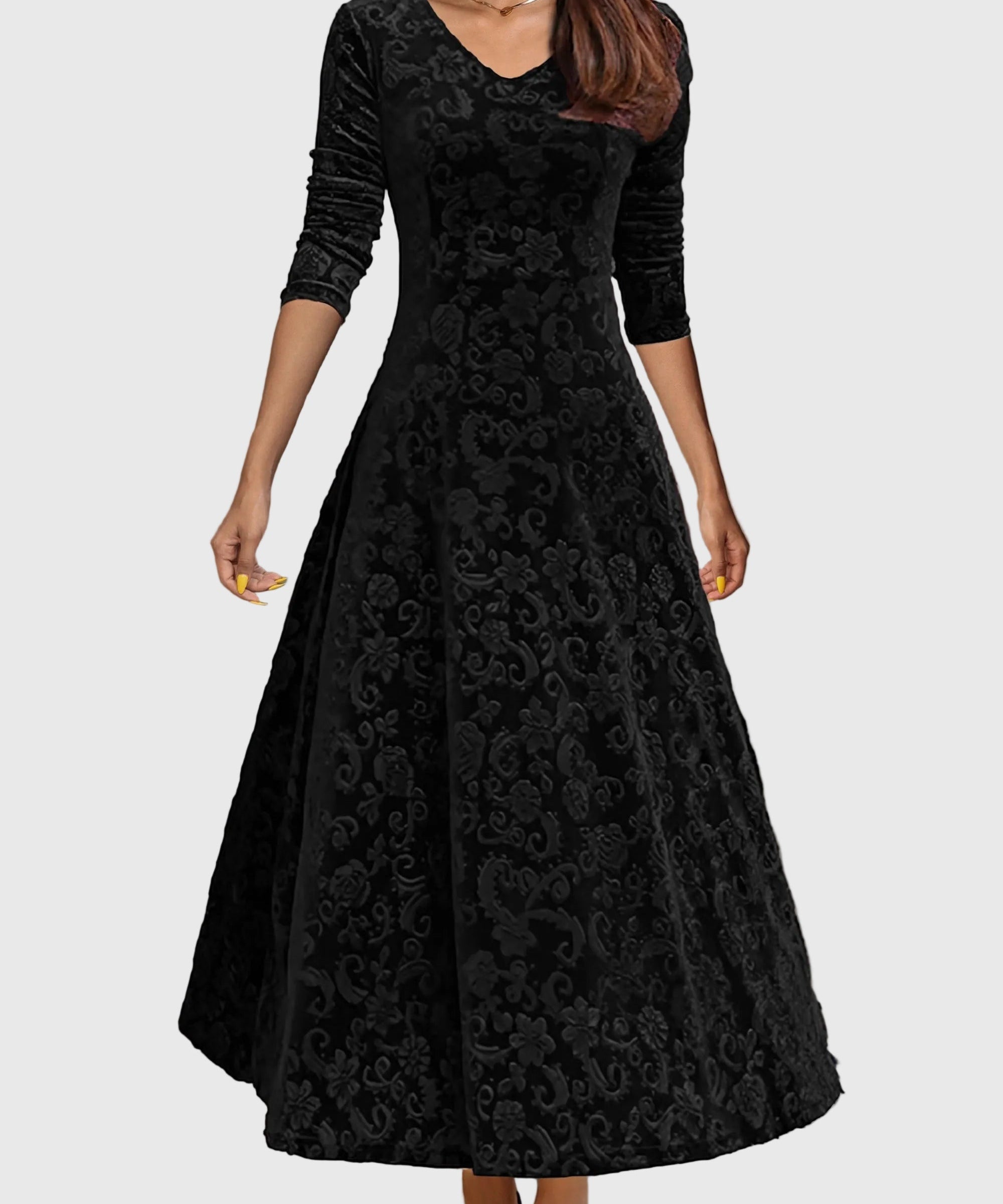 Nancy - Ünnepi Velúr Elegancia Ruha