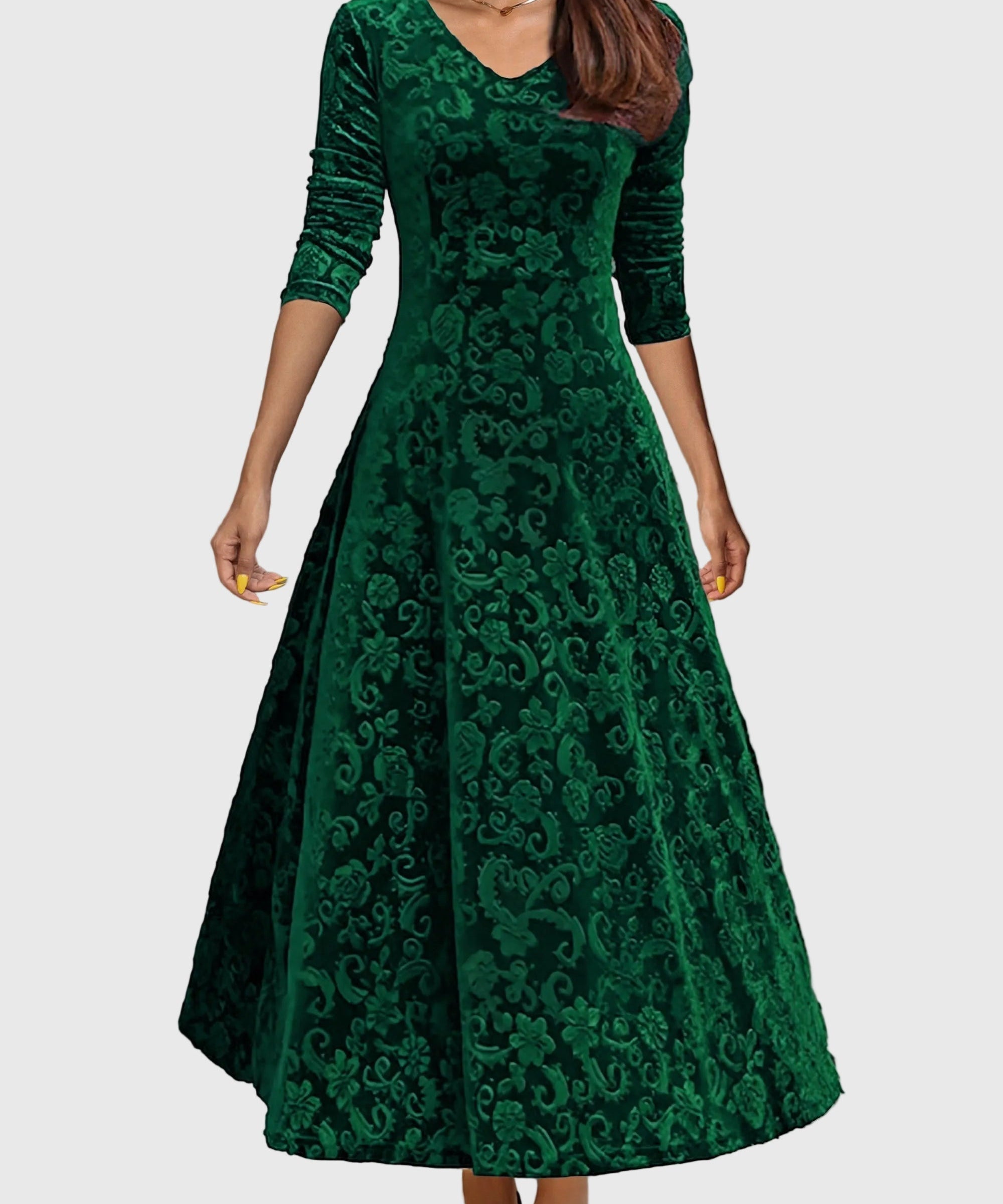 Nancy - Ünnepi Velúr Elegancia Ruha