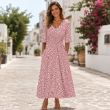 Valentina | Elegáns Midi Ruha Előnyös Hatással