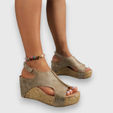 Mia – Vintage platform szandál