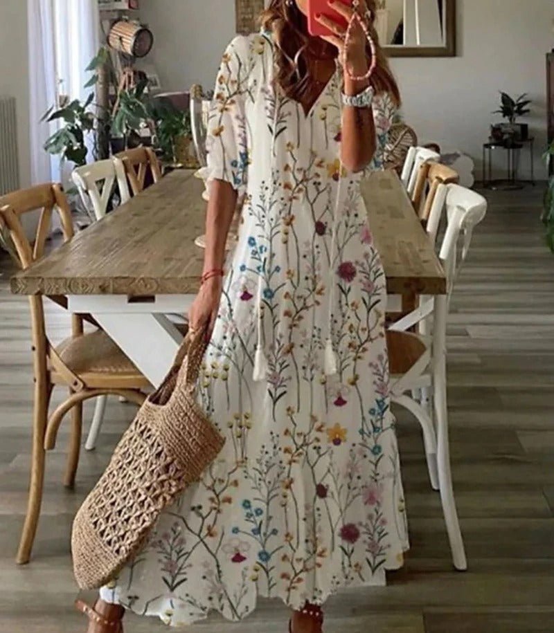 Lana™ | Bohém maxi ruha