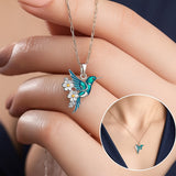 Aranyos Kolibri Nyaklánc + Ajándék Fülbevaló – Korlátozott Ideig