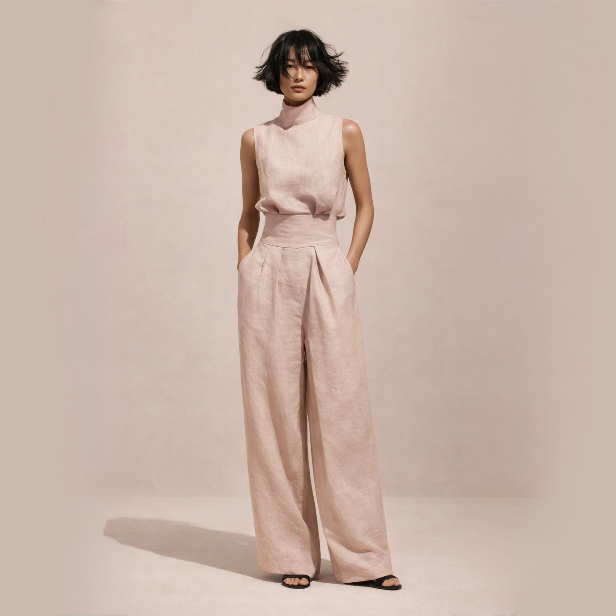 Elisa | Elegáns Jumpsuit Magas Derékkal