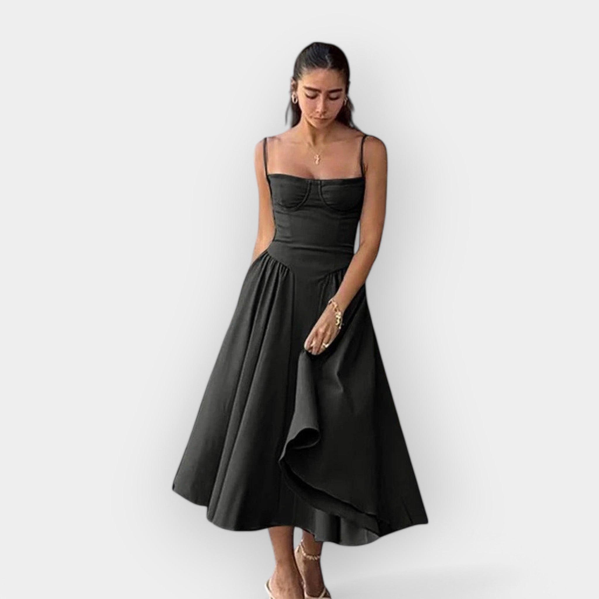 Elegáns midi ruha nyárra
